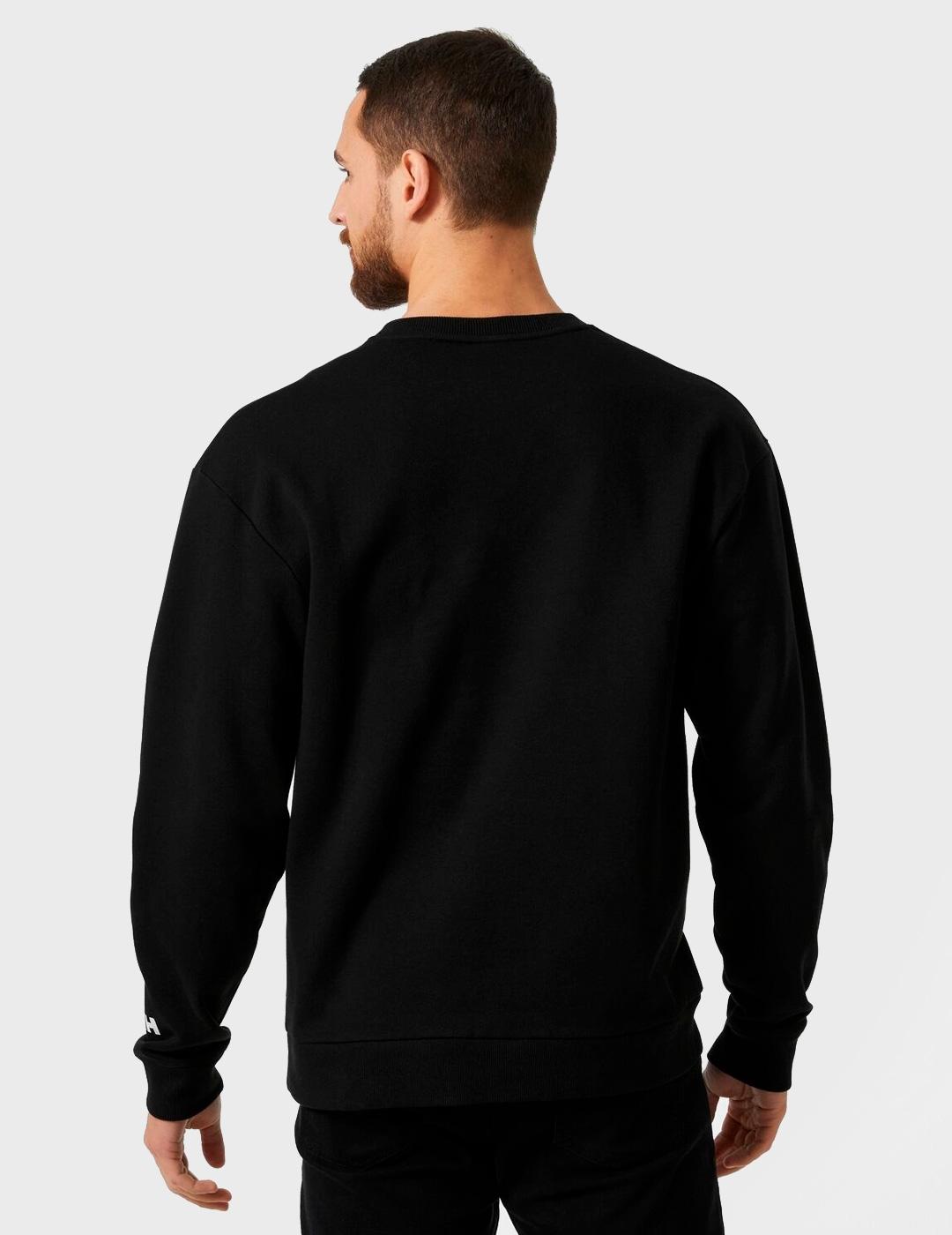 SUDADERA HH YU CREW SWEATER NEGRO PARA HOMBRE