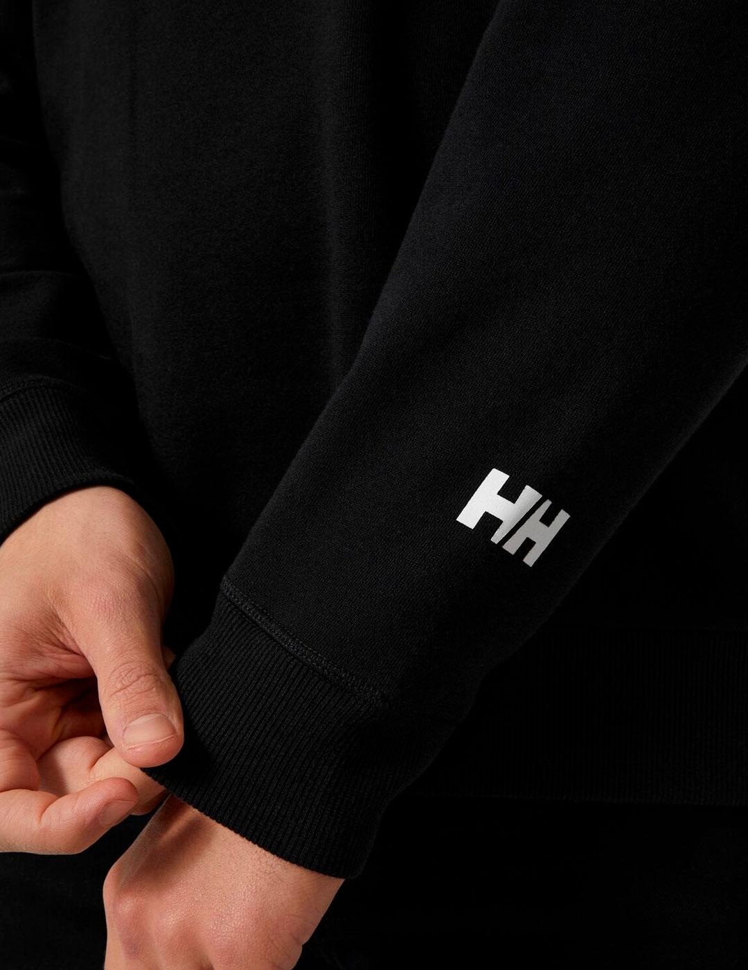 SUDADERA HH YU CREW SWEATER NEGRO PARA HOMBRE