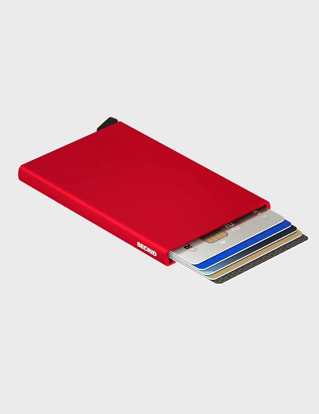 CARTERA SECRID CARDPROTECTOR ROJO PARA HOMBRE Y MUJER