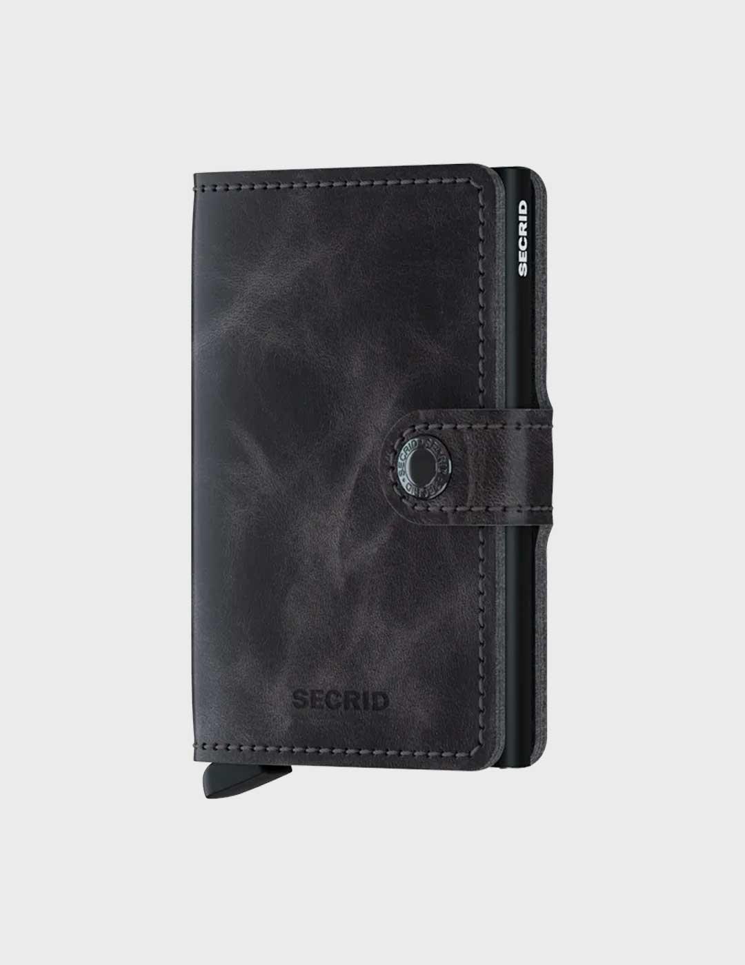 Cartera Secrid Miniwallet Vintage gris para hombre ymujer