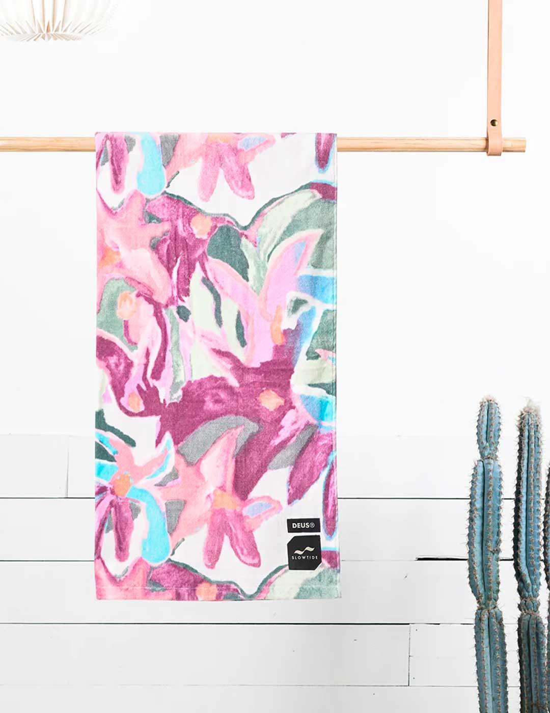 Toalla Slowtide Lorelei rosa para hombre y mujer