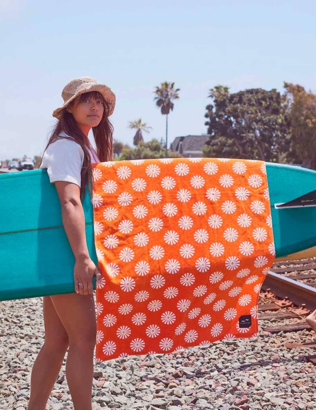 Toalla Slowtide Sun Dazed naranja unisex