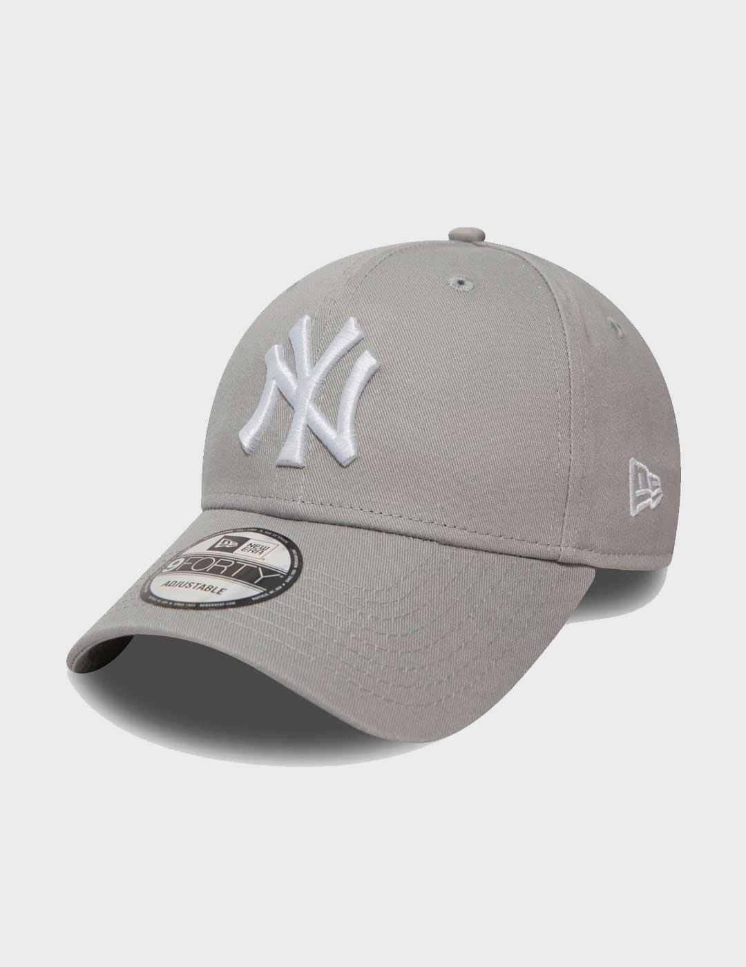 Gorra New Era League Basic 940 gris para hombre