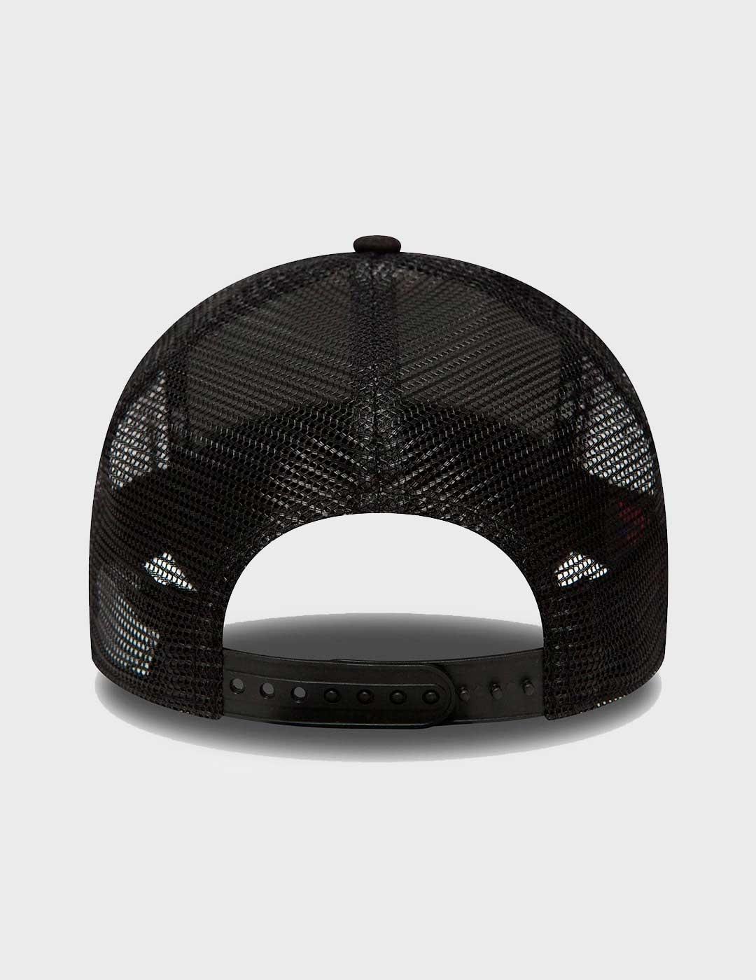 Gorra New Era Clean Trucker negra para hombre