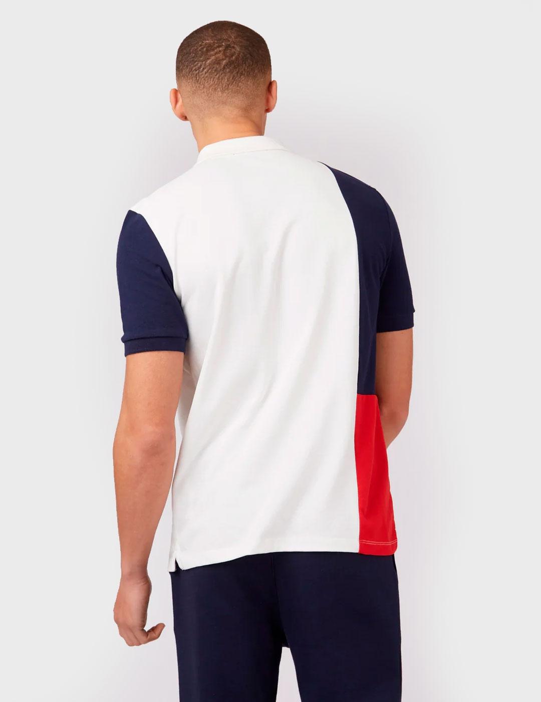 Polo Ben Sherman Colour Block blanco para hombre