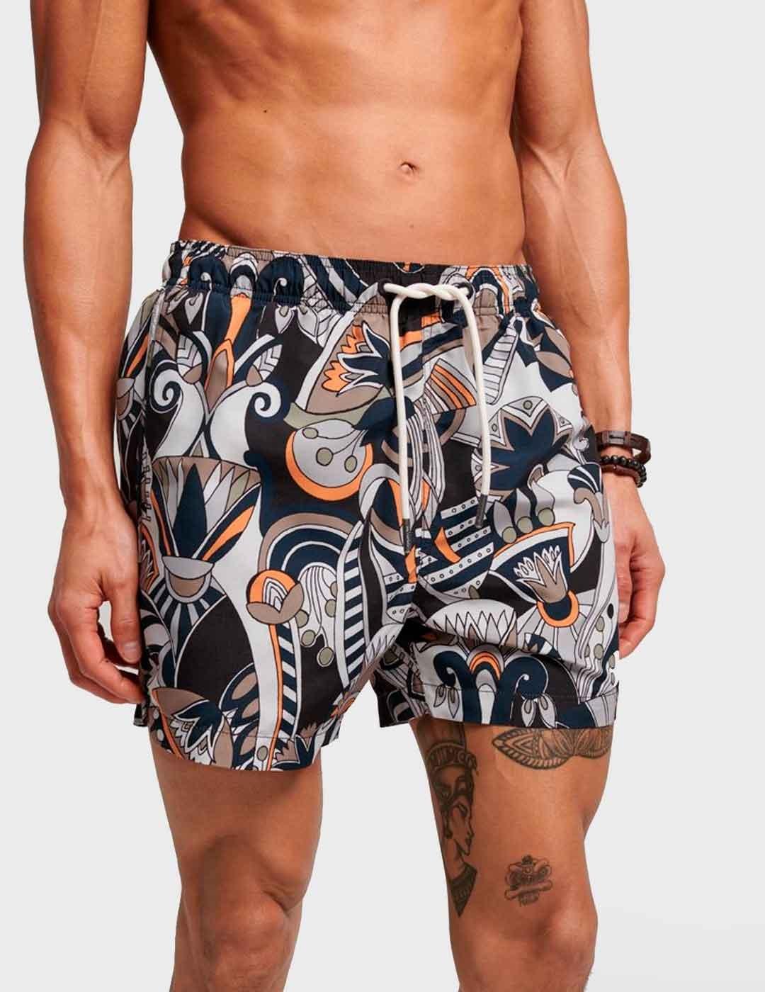 Bañador Superdry Studios Swim multicolor para hombre