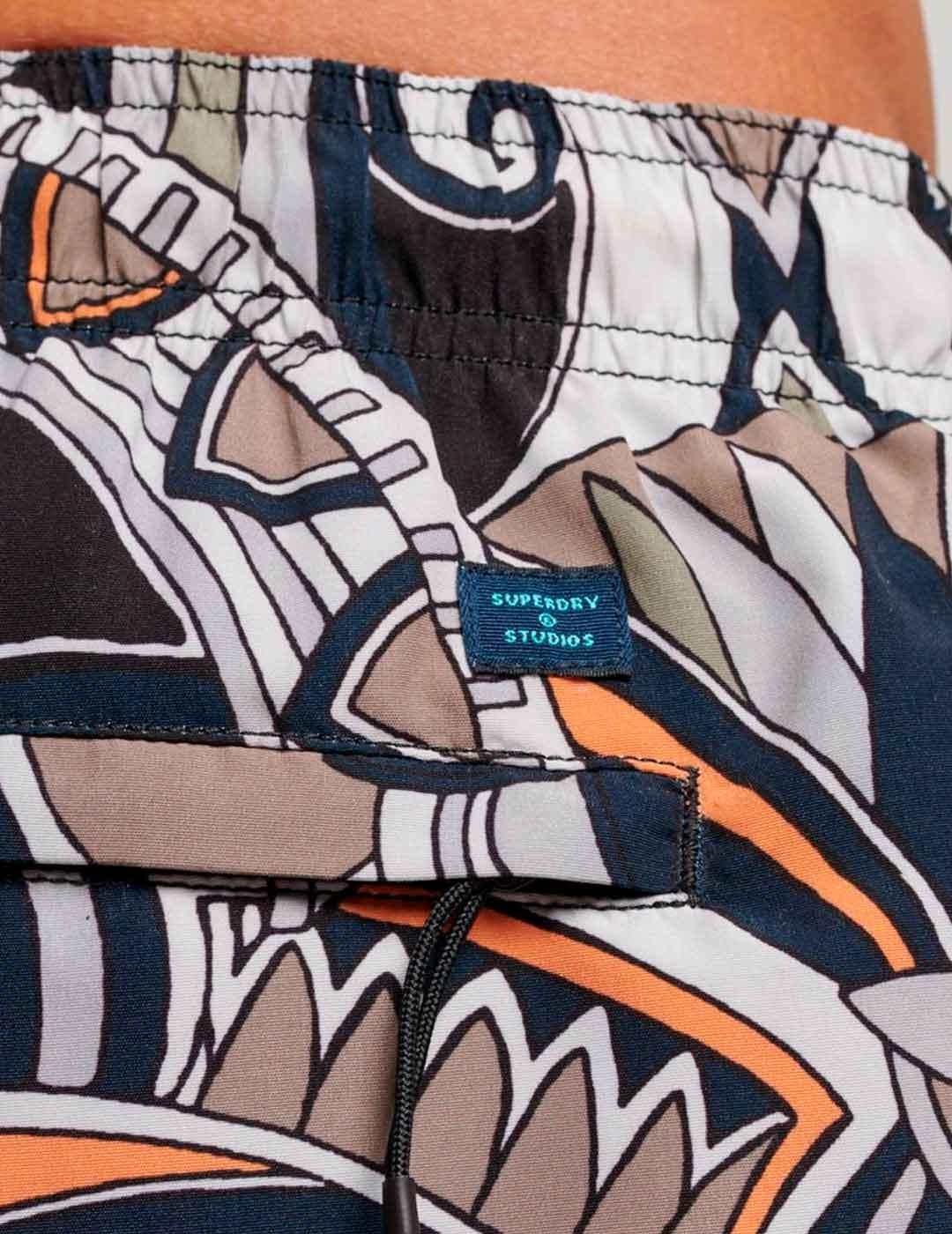 Bañador Superdry Studios Swim multicolor para hombre