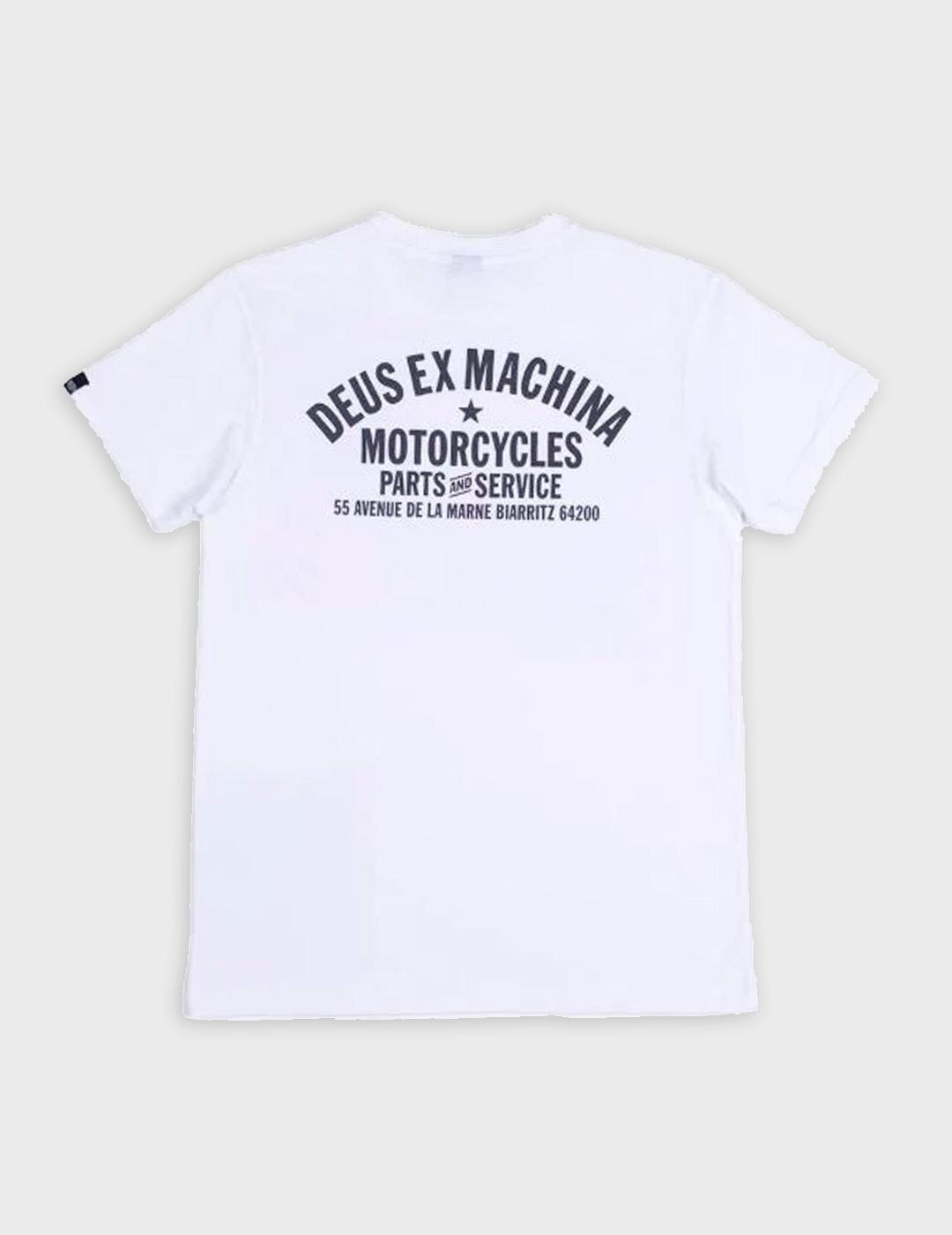 Camiseta Deus Biarritz Addres blanca para hombre