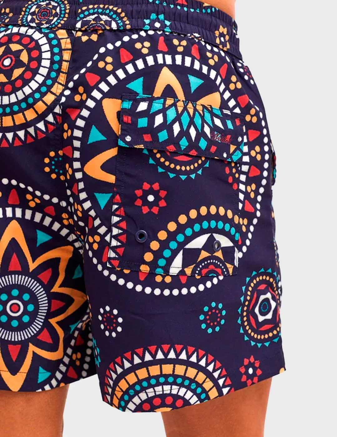 Bañador Williot Mandala azul para hombre