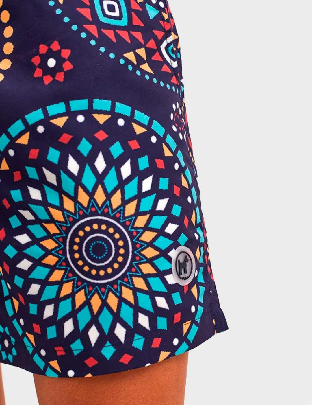 Bañador Williot Mandala azul para hombre