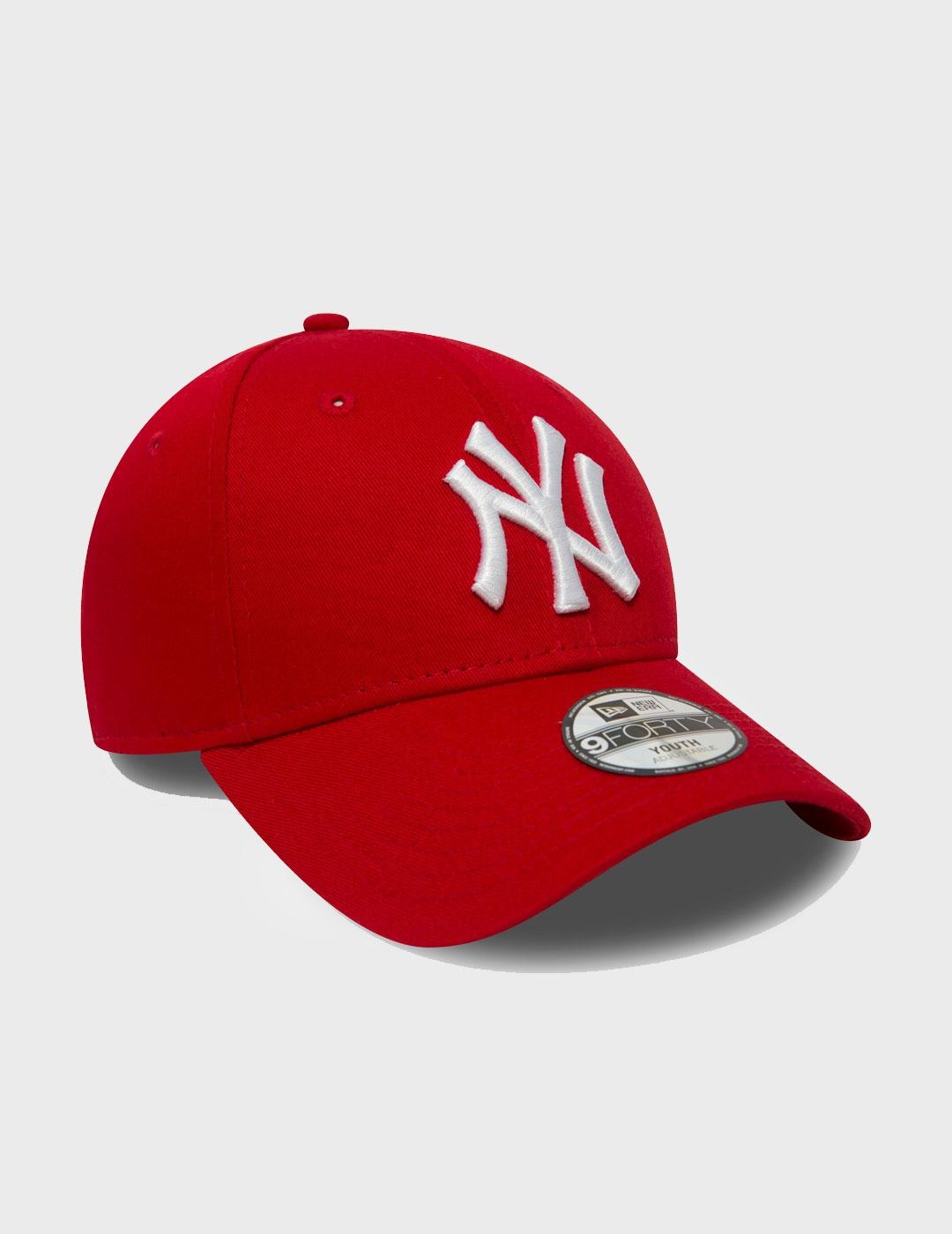 Gorra New Era K 940 League roja para niño y niña