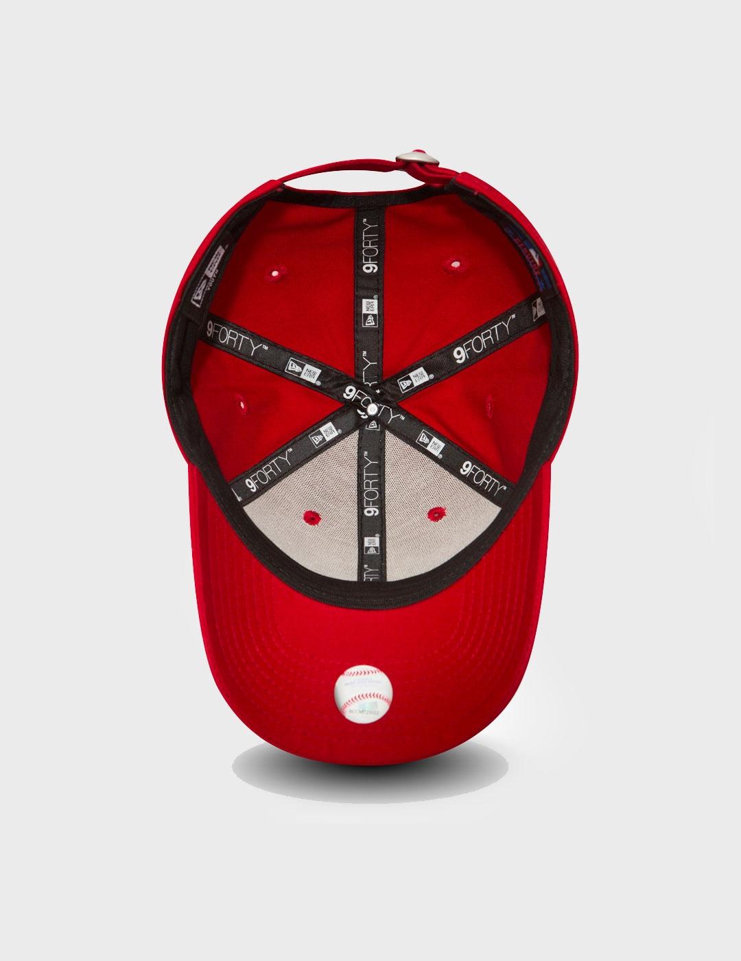 Gorra New Era K 940 League roja para niño y niña