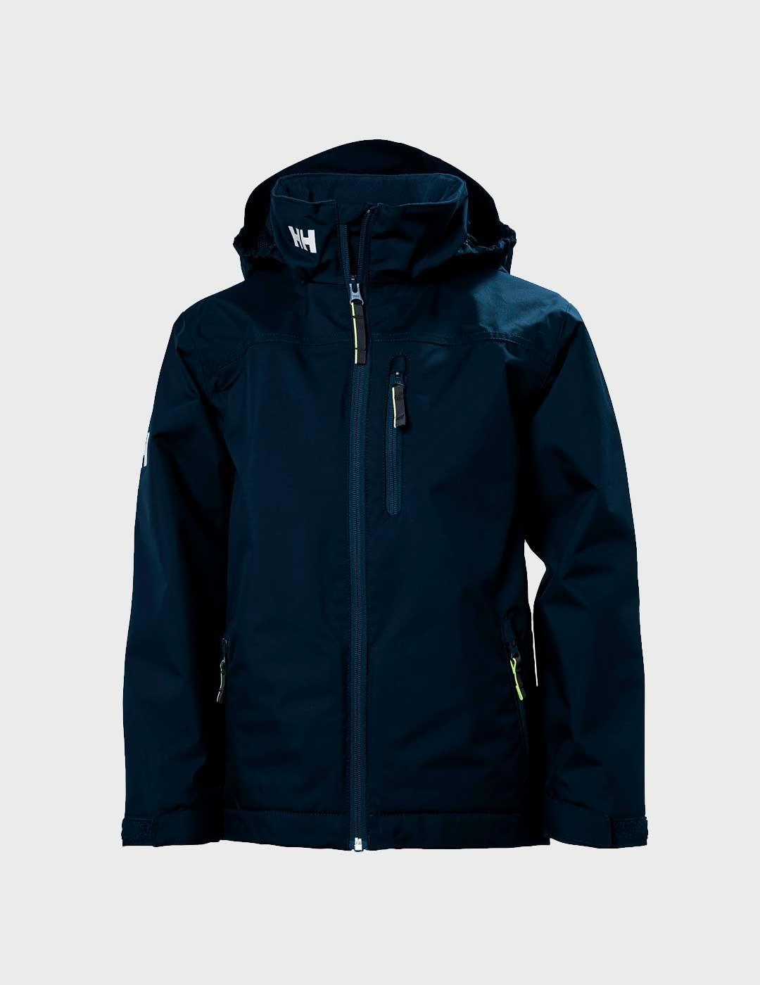 Chaqueta Helly Hansen Crew Midlayer azul para niño y niña