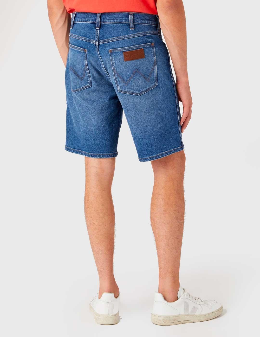 Pantalones cortos Wrangler Frontier azules para hombre