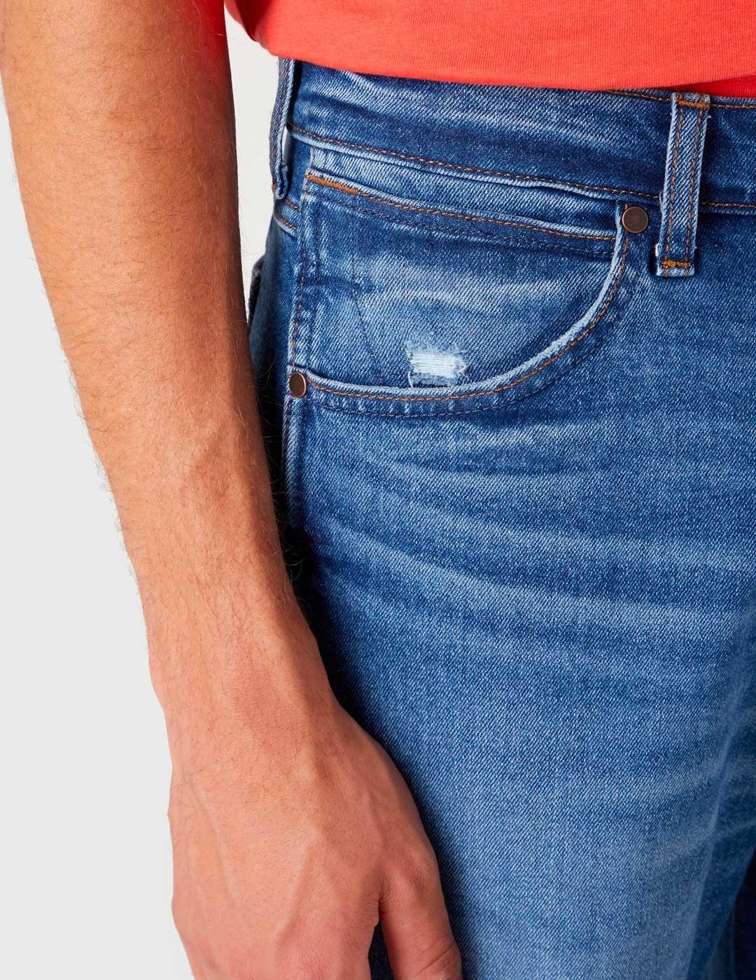 Pantalones cortos Wrangler Frontier azules para hombre