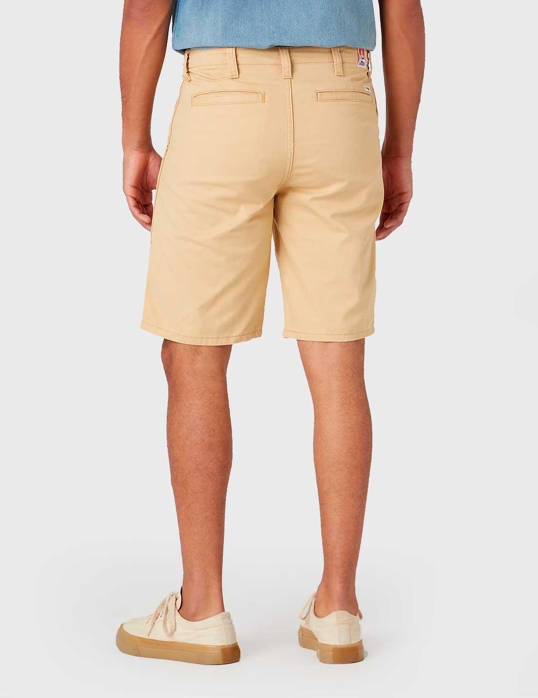 Pantalones cortos Wrangler Casey Chino beiges para hombre