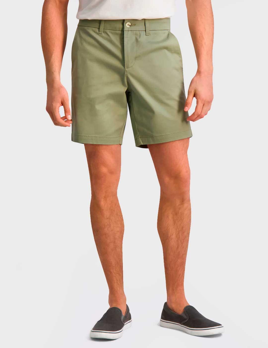 Pantalón corto Ben Sherman Signature Chino verde para hombre