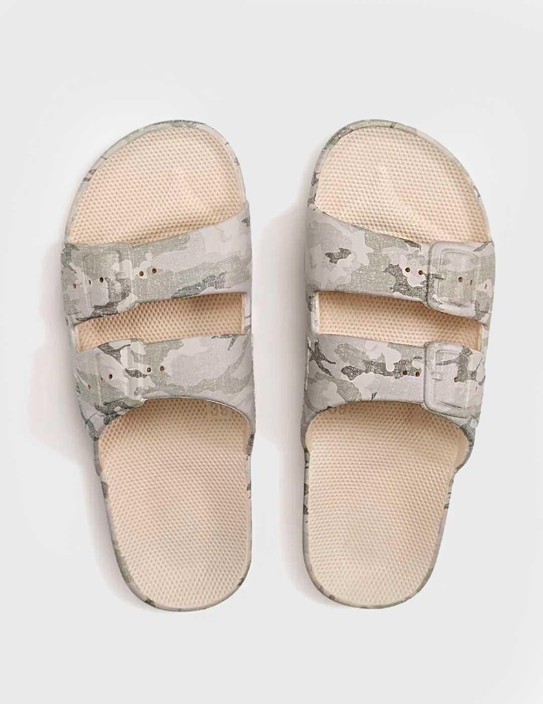 Sandalias Freedom Moses Camo beiges para hombre y mujer