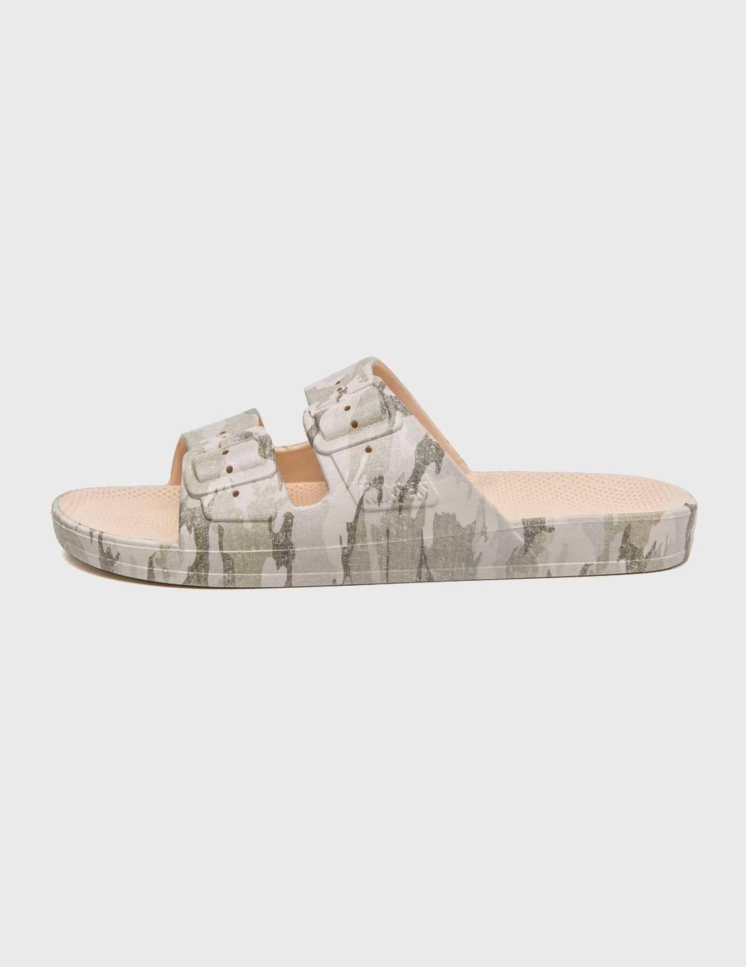 Sandalias Freedom Moses Camo beiges para hombre y mujer