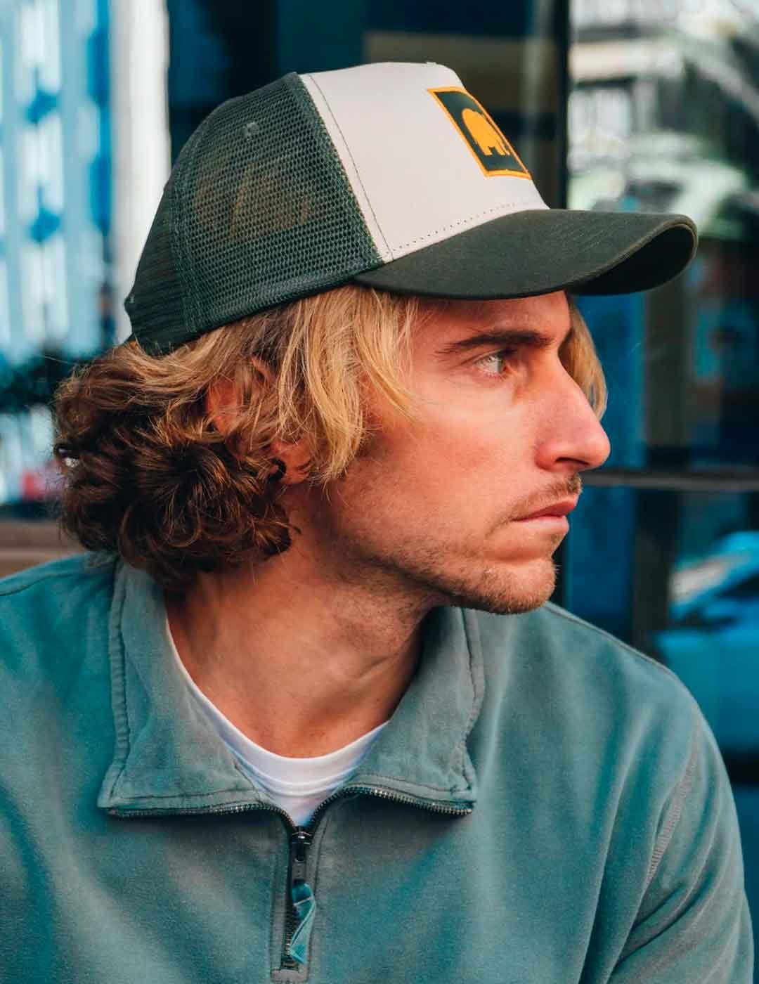 Gorra Trendsplant Classic Trucker verde unisex