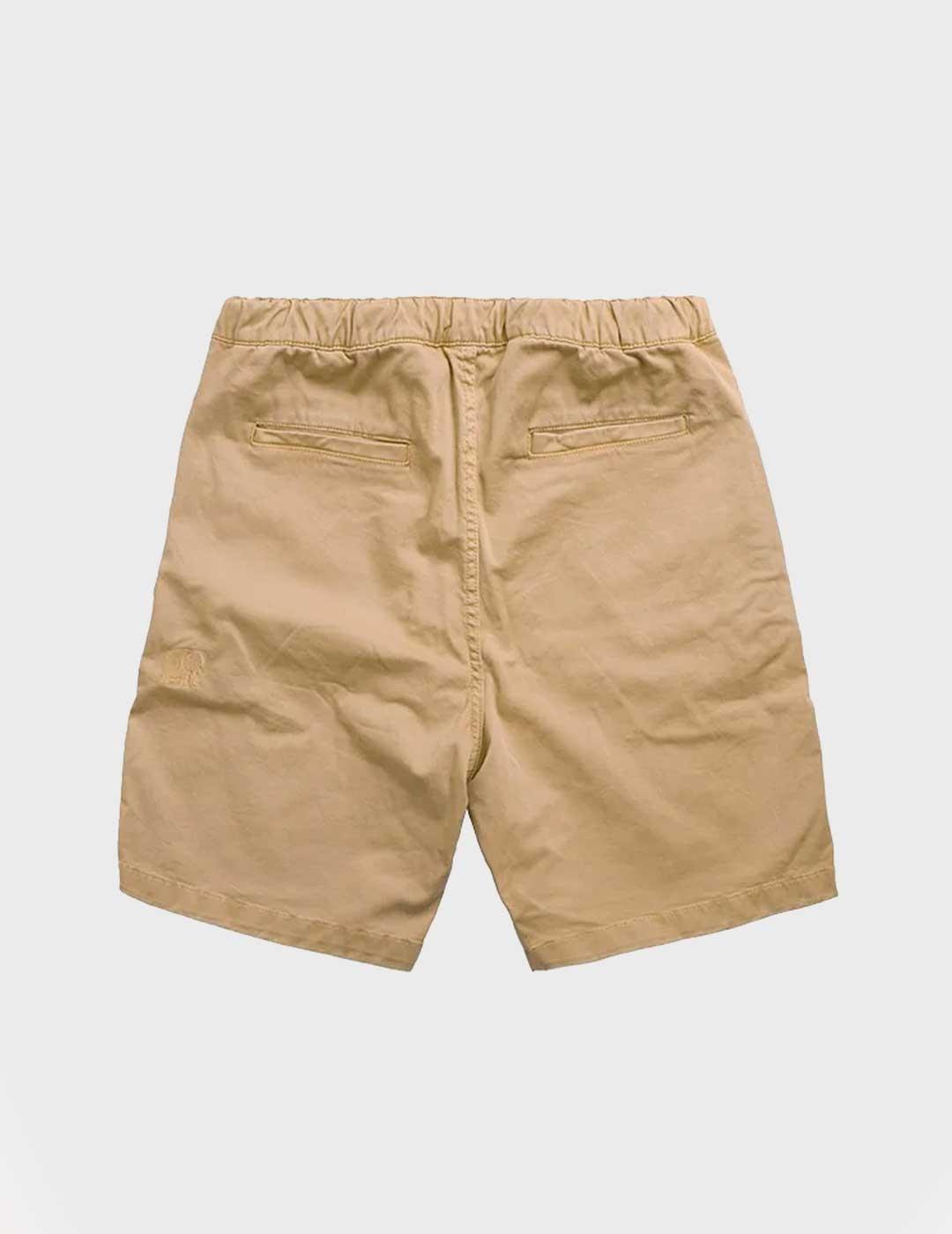 Pantalón corto Trendsplant Ecodye Climber beige para hombre
