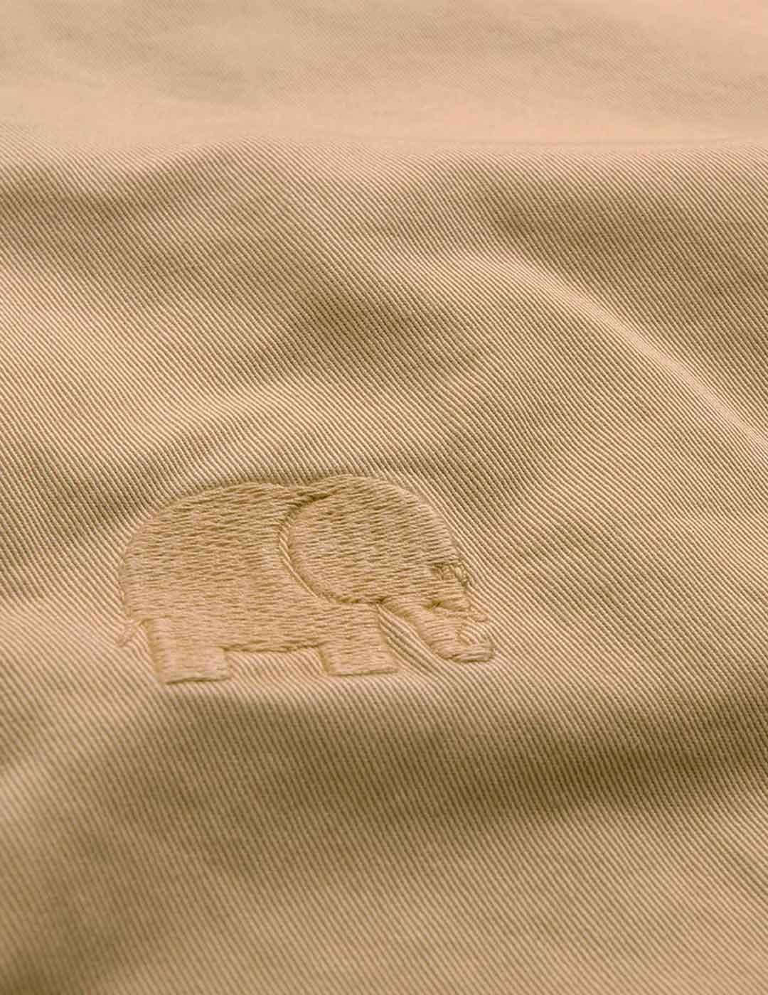 Pantalón corto Trendsplant Ecodye Climber beige para hombre