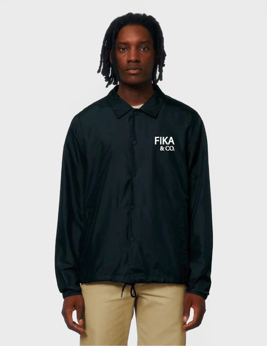 Chaqueta Fika Take It Slow negra unisex