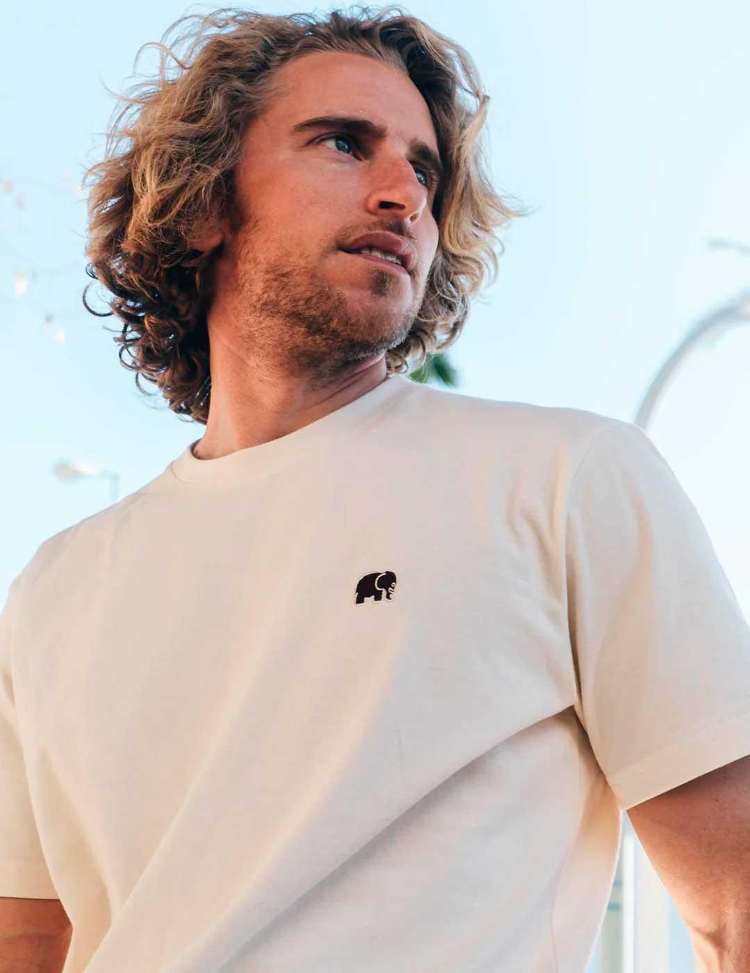 Camiseta Trendsplant Organic Essential blanca para hombre