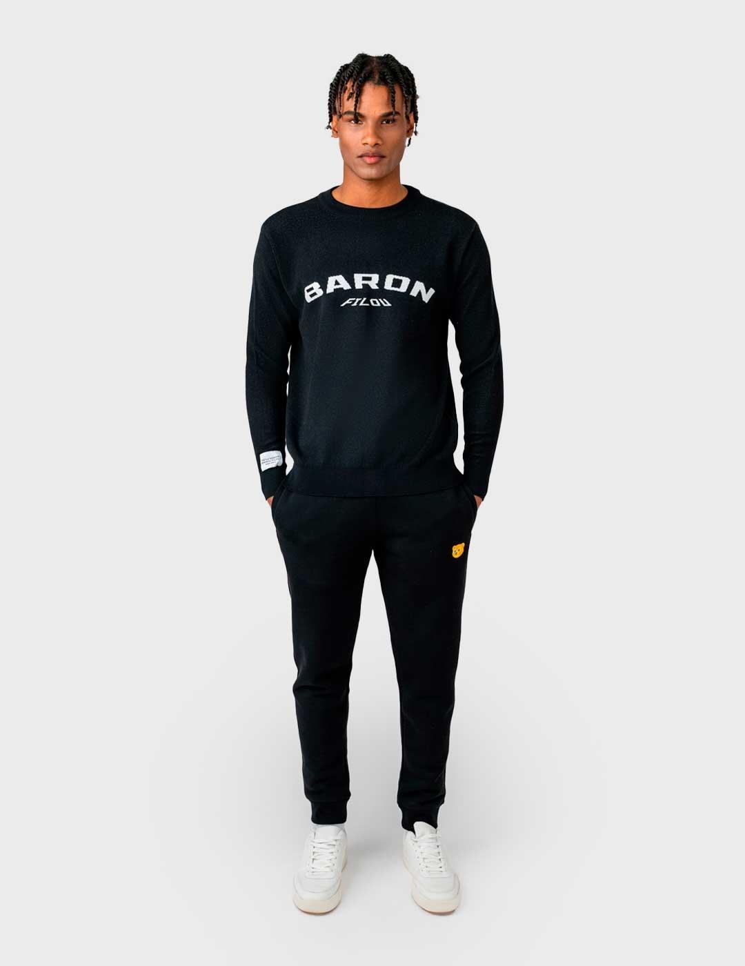 Jersey Baron Filou Knit Pullover negro unisex