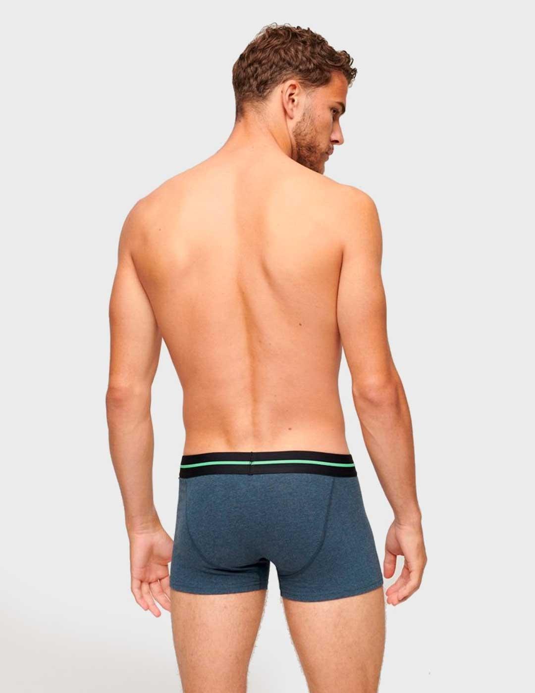 Pack 3 Calzoncillos Superdry Trunk Triple Pack multicolor