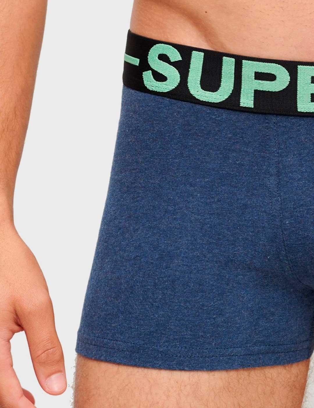 Pack 3 Calzoncillos Superdry Trunk Triple Pack multicolor