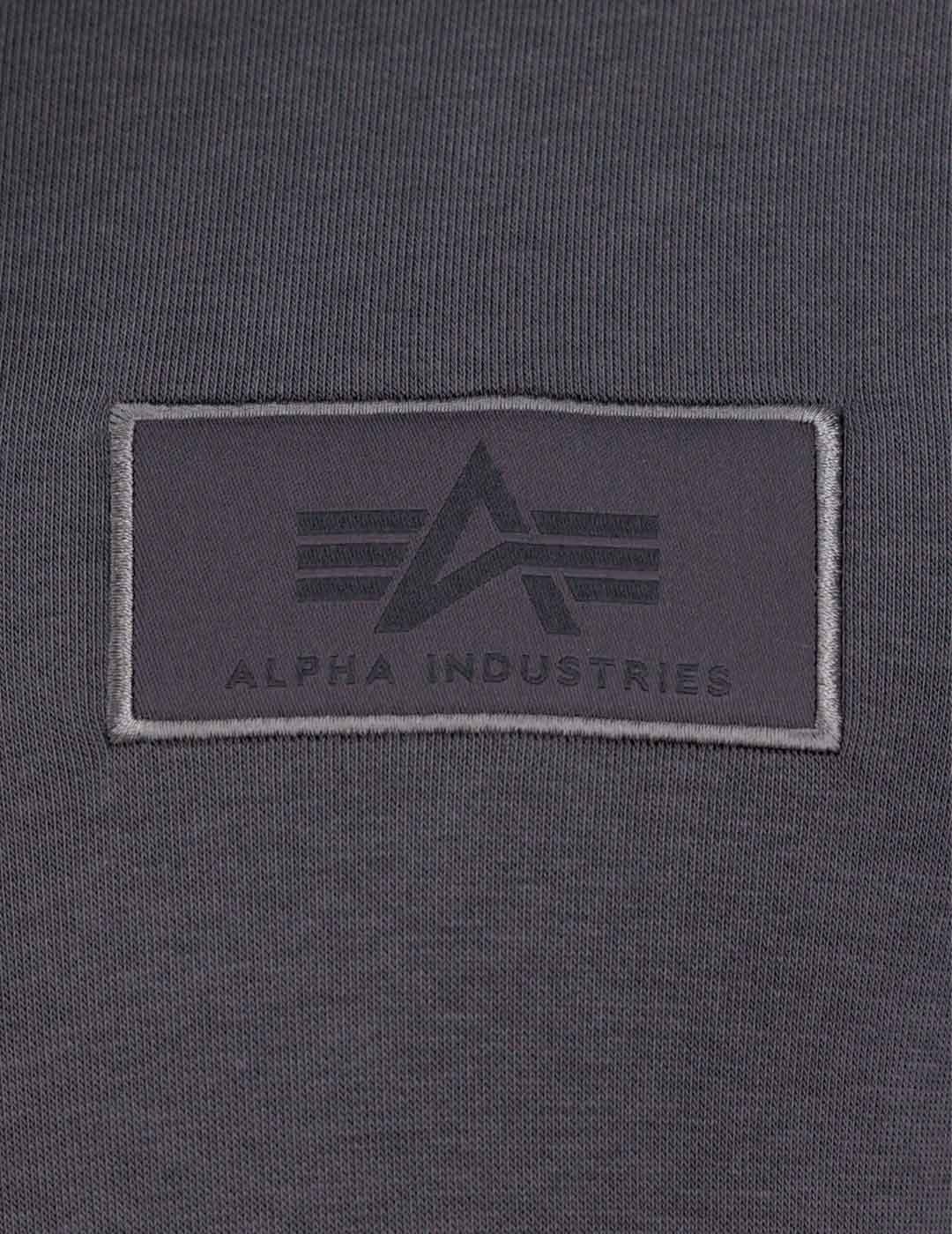 Sudadera Alpha Industries Back Print Hoody gris para hombre