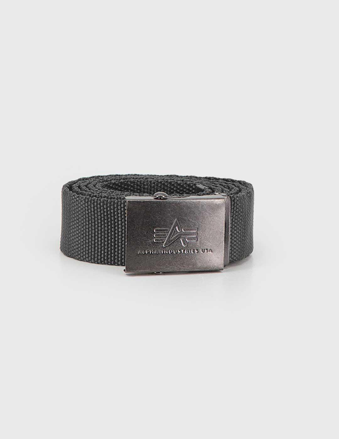 Cinturón Alpha Industries Heavy Duty Belt gris unisex