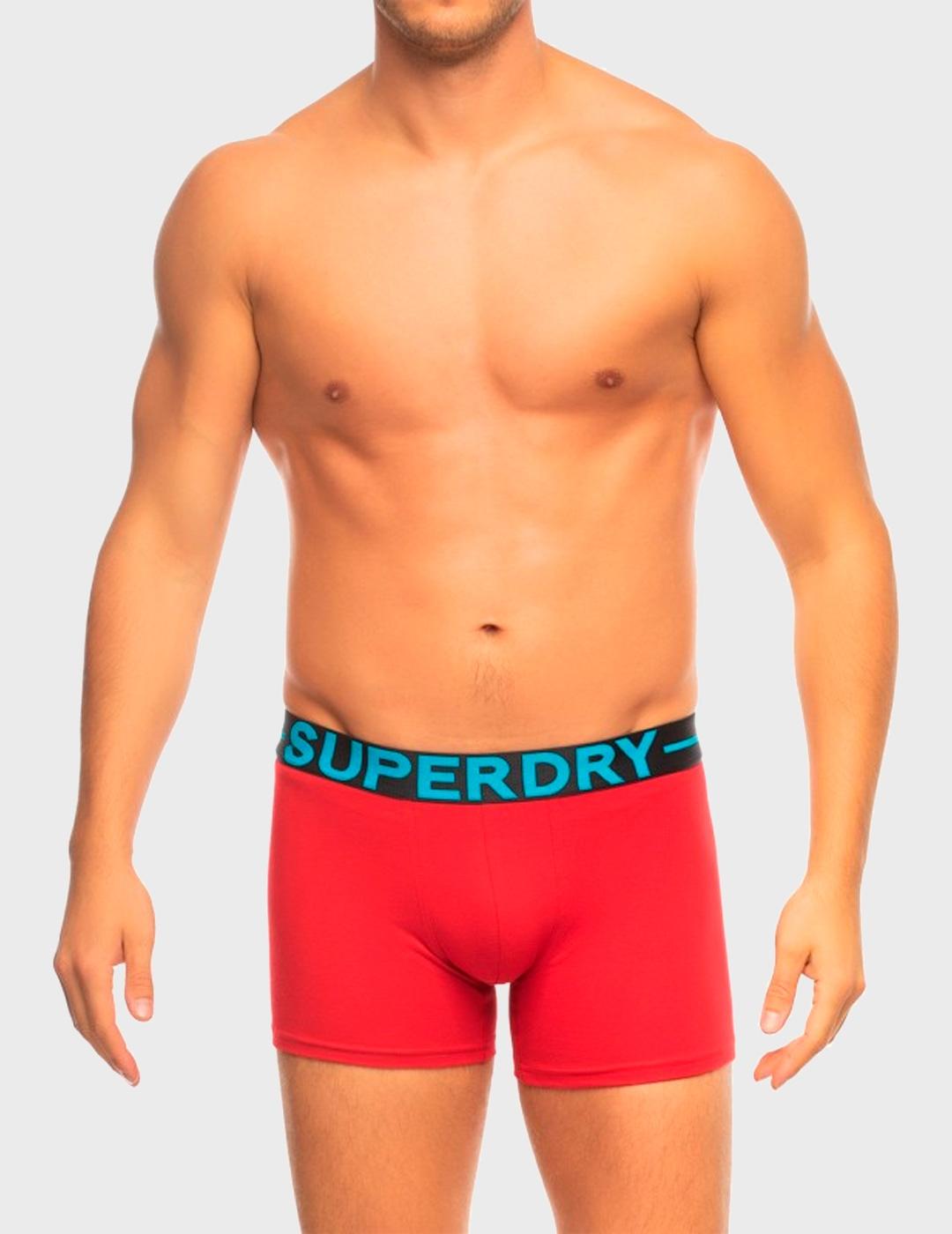 Pack 3 Calzoncillos Superdry Boxer Triple multicolor