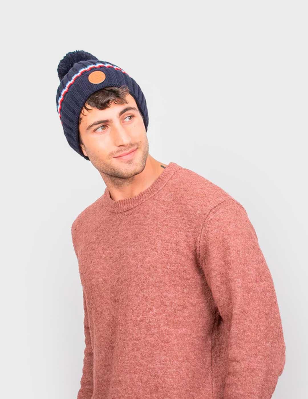 Gorro Cabaia Manhattan No Polar con pompón intercambiable