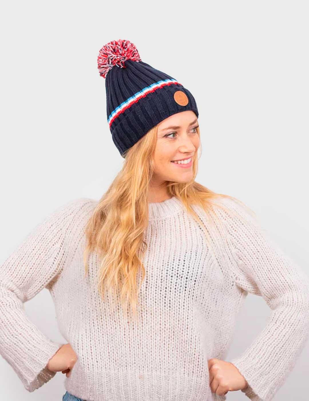 Gorro Cabaia Manhattan No Polar con pompón intercambiable