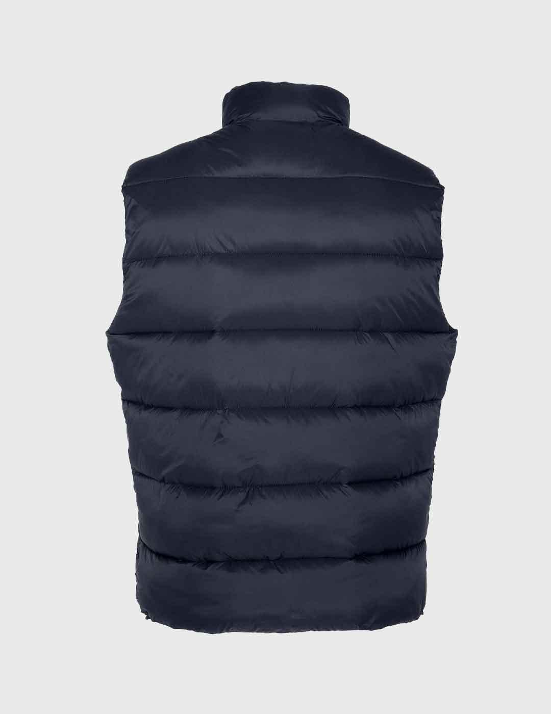 Chaleco Schott azul para hombre