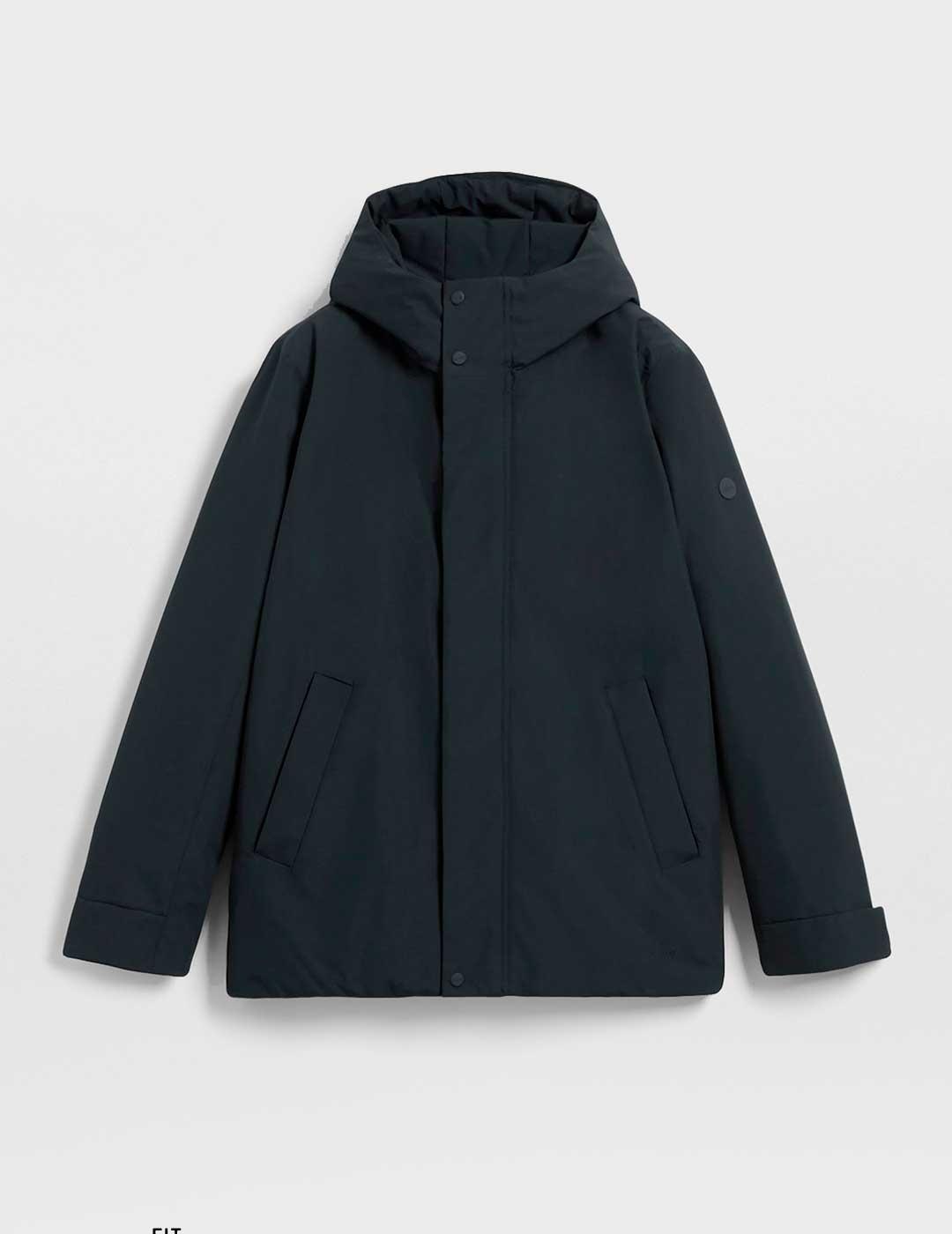 Abrigo Impermeable Elvine Barnard Tasland azul para hombre