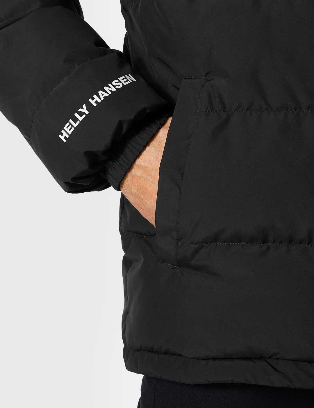 Abrigo Helly Hansen Yu 23 Reversible Puffer negro de hombre