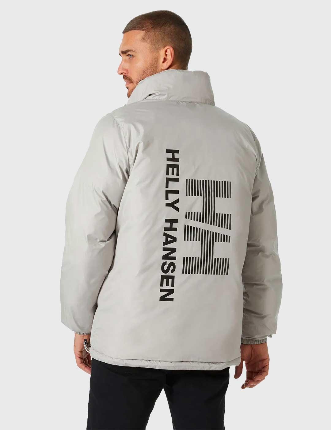 Abrigo Helly Hansen Yu 23 Reversible Puffer negro de hombre
