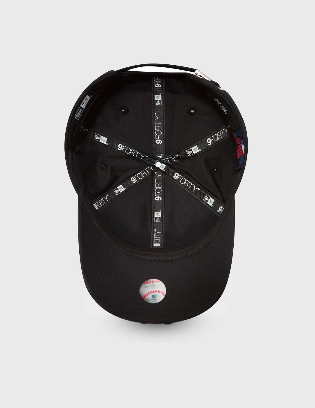 Gorra New Era MLB Flawless Logo Basic 9 Forty negra unisex