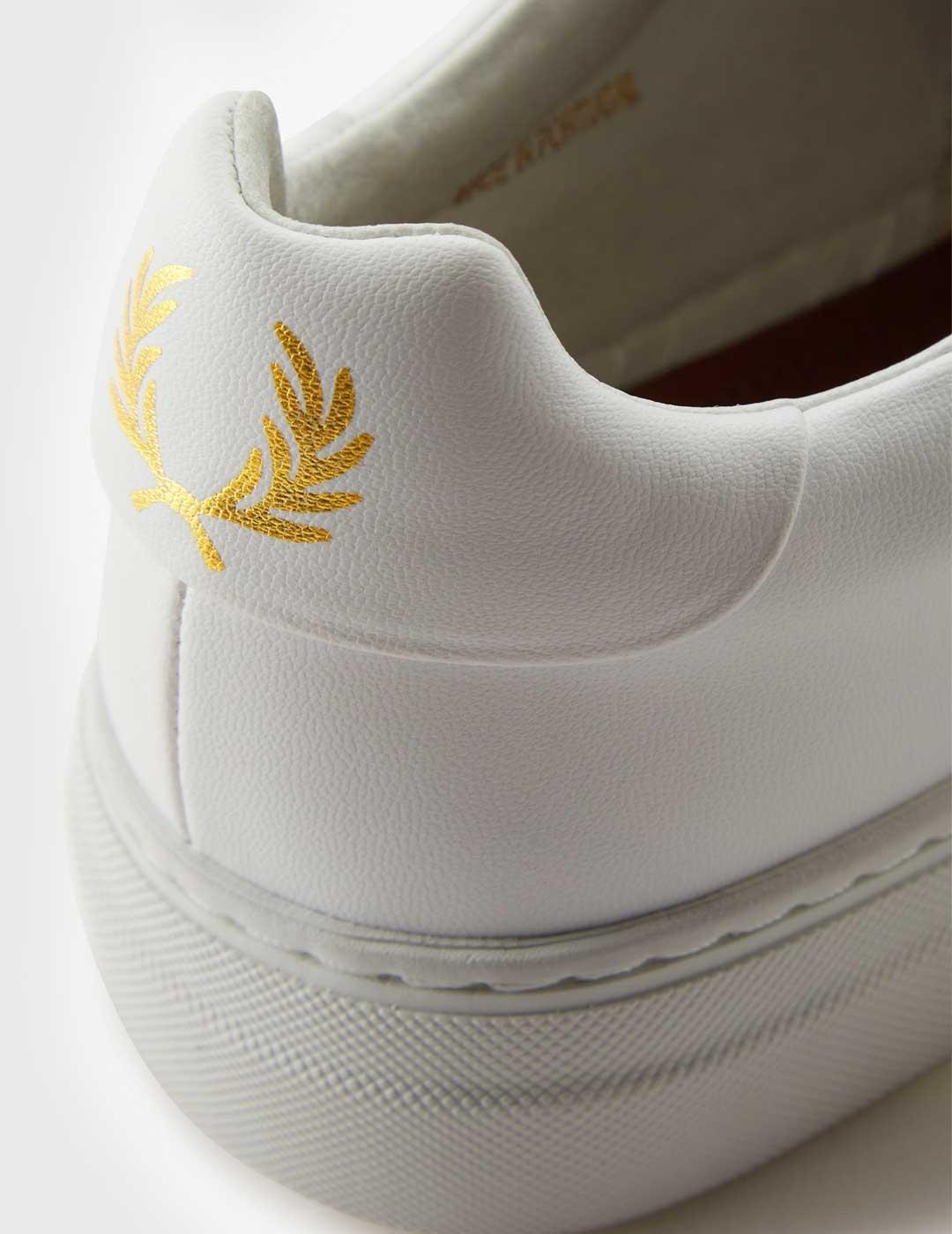 Zapatillas Fred Perry B80 Vegan blancas para hombre