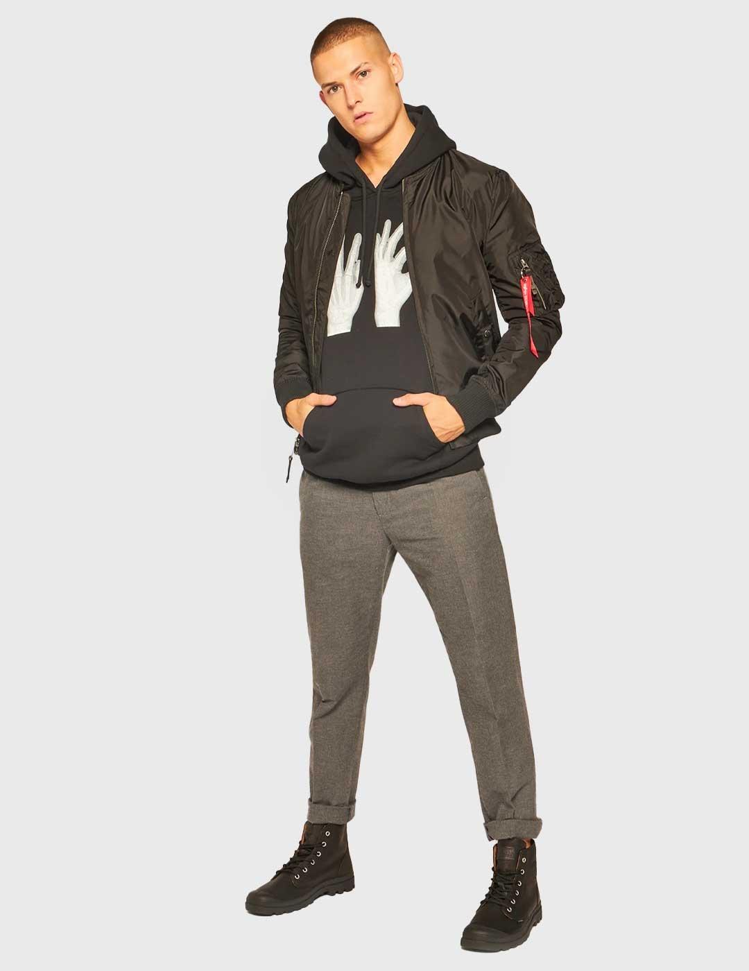 Chaqueta Alpha Industries MA-1 TT negra para hombre