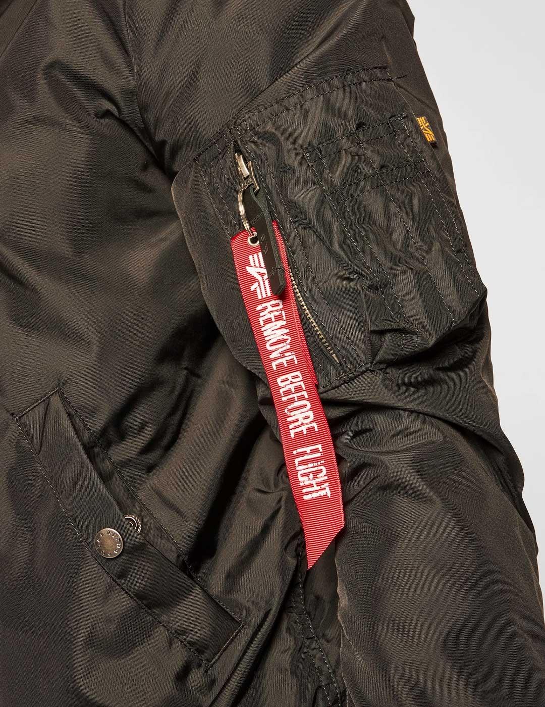 Chaqueta Alpha Industries MA-1 TT negra para hombre