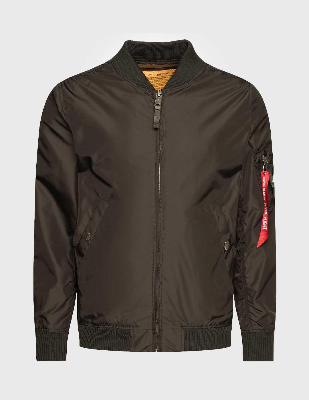 Chaqueta Alpha Industries MA-1 TT negra para hombre