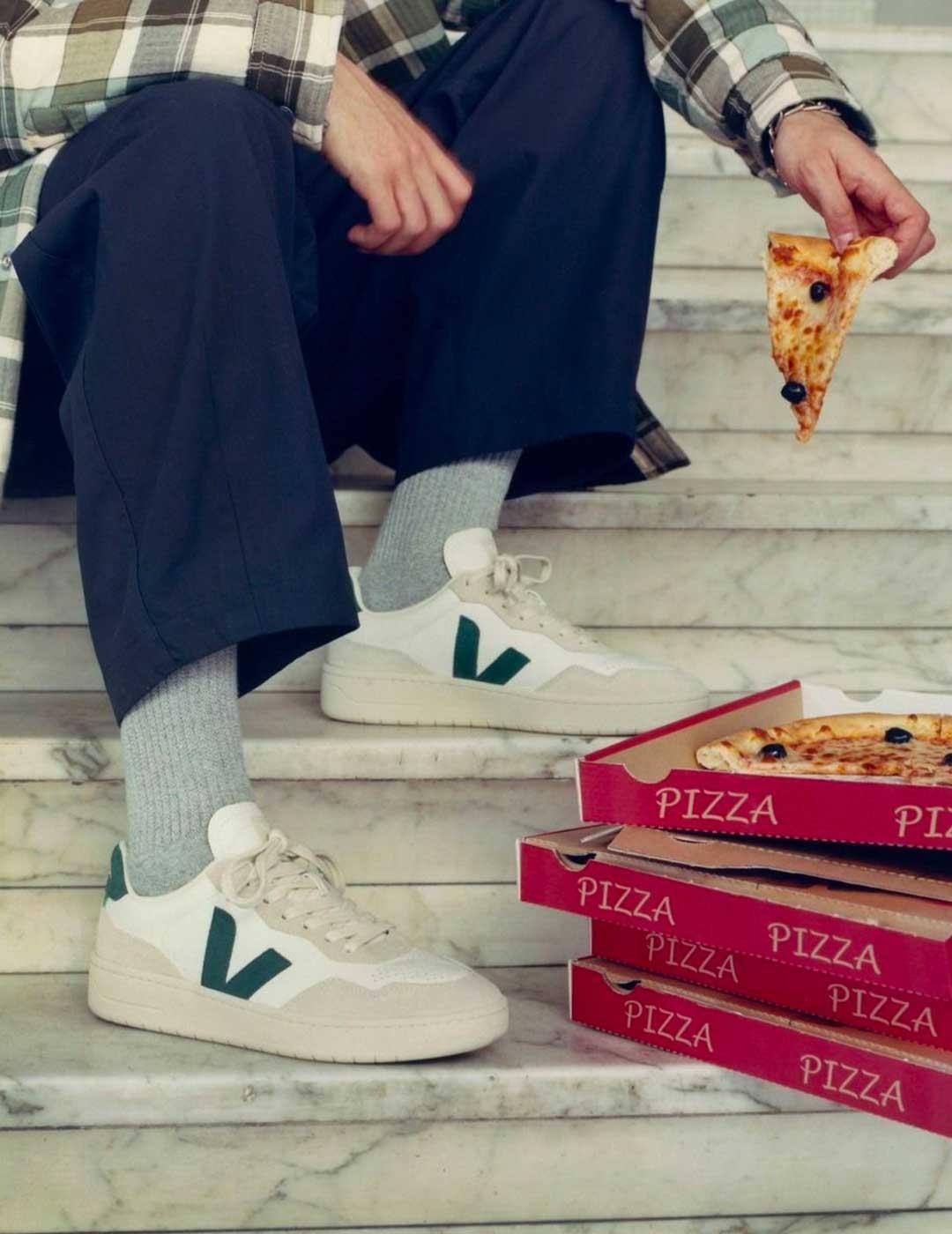 Zapatillas Veja V-90 O.T.  blancas para hombres y mujer