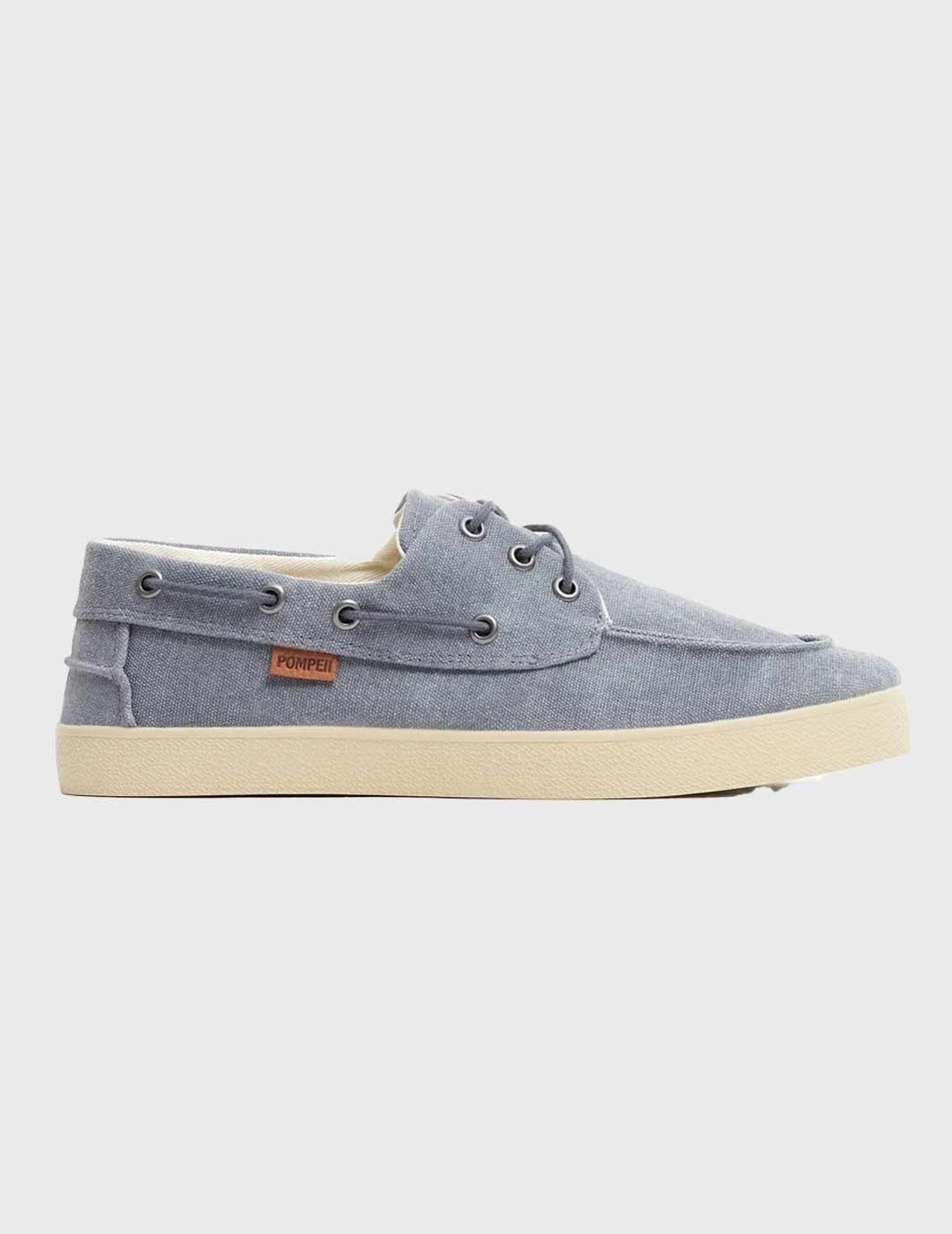 Pompeii Brand Petra Canvas Zapatillas azules para hombre