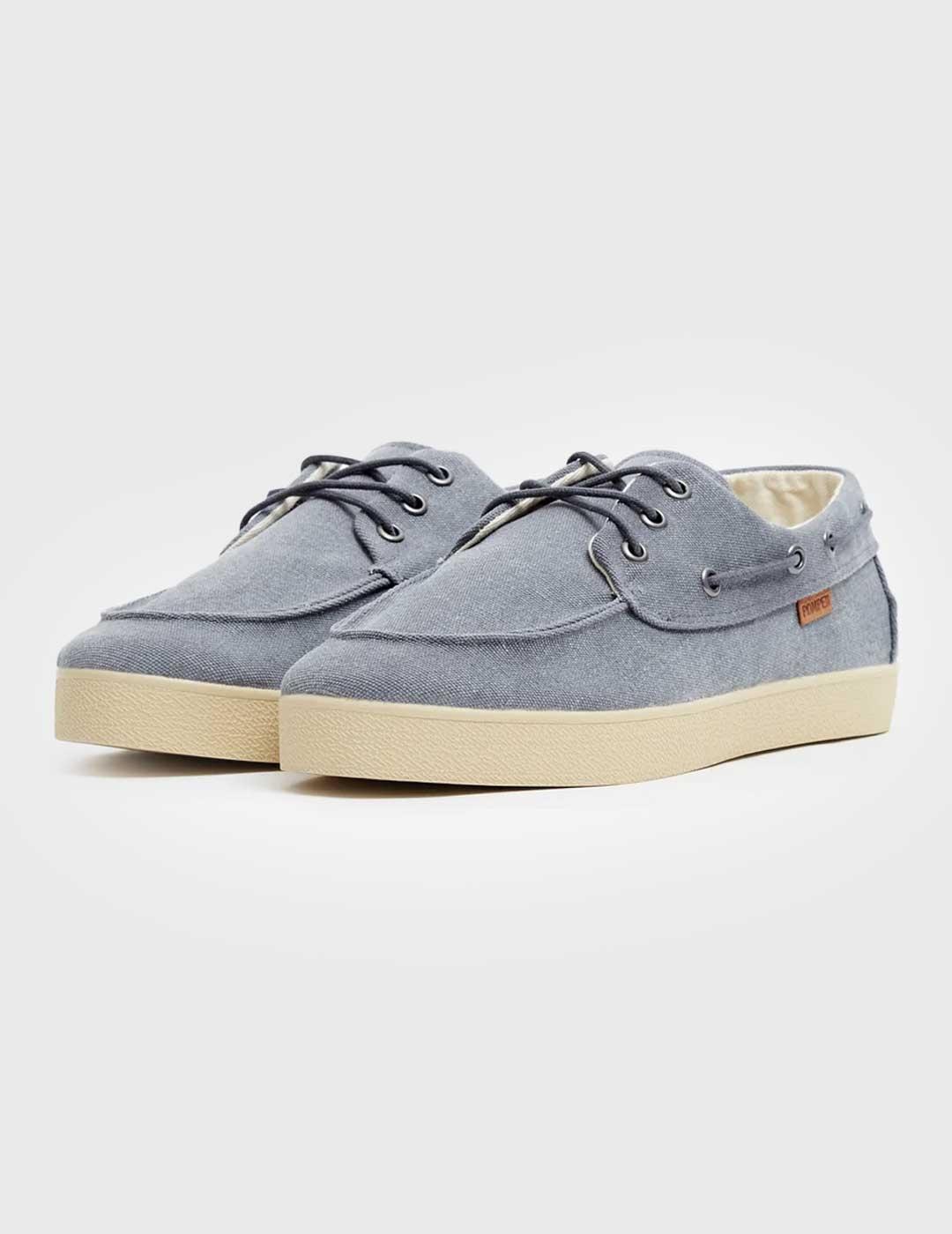 Pompeii Brand Petra Canvas Zapatillas azules para hombre