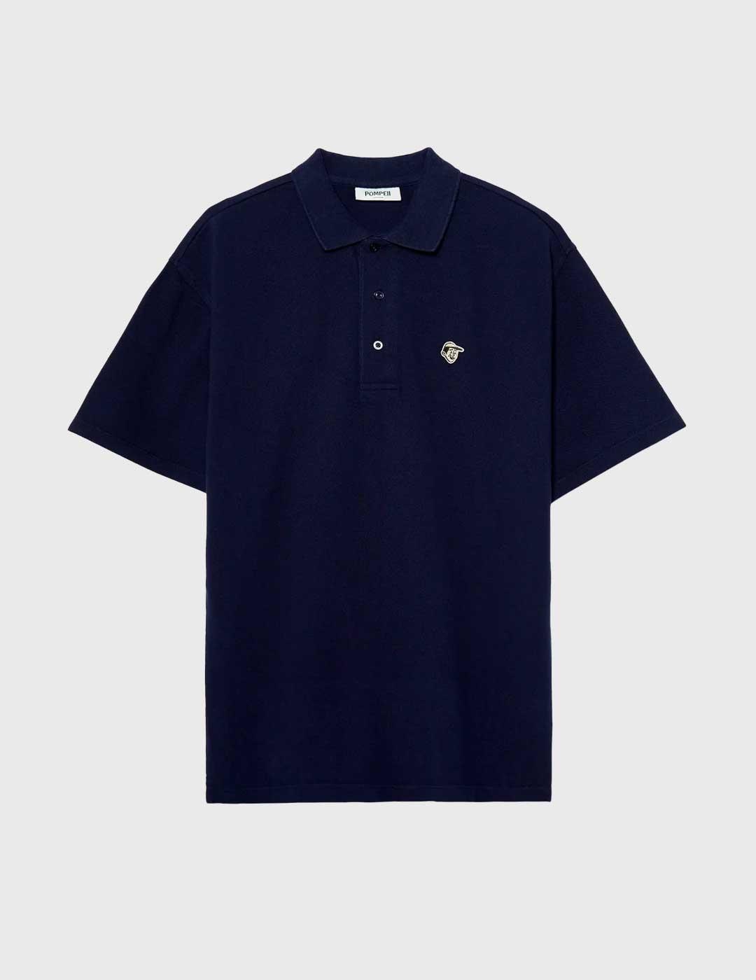 Polo Pompeii Brand Emilio azul marino para hombre