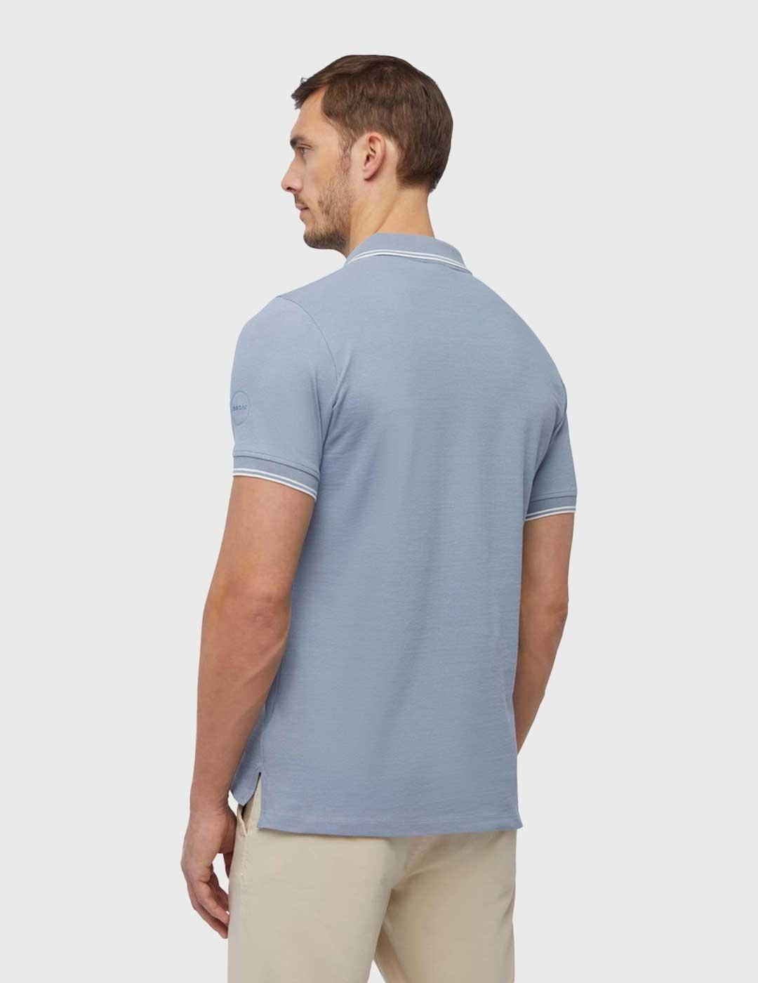 Geox Spherica Polo gris azulado para hombre